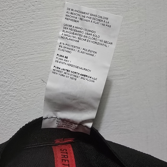 Red Puma Casual Cap With Black Logo - Picture 9 of 11